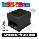 Impressora Térmica 80mm Para Delivery Ifood Adesivo Nfc-e