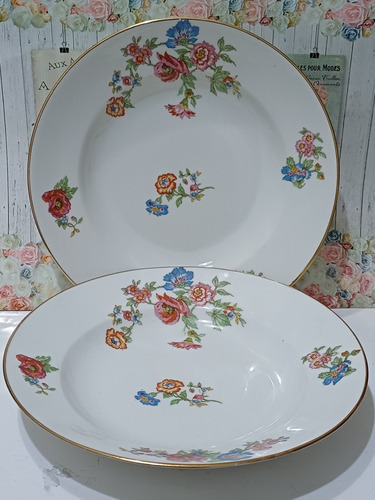 Platos Hondos De Porcelana Limoges Por Unidad