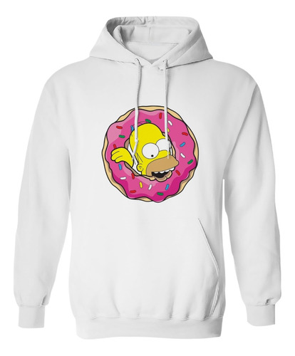 Sudadera Con Gorro Homero Dona Rosa