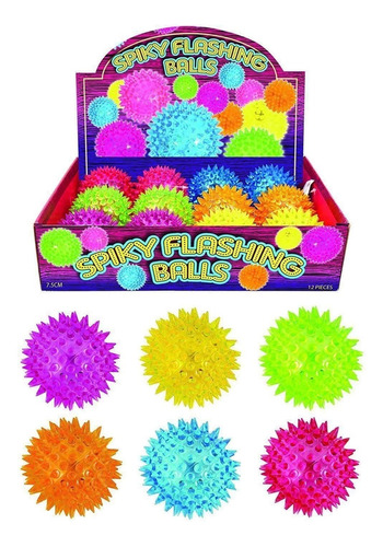 Squishy Squeez Pelota Pinche Con Luz Anti Estres Fidget Tea