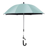 Guarda-chuva Infantil Cadeira De Praia Ajustável 75cm Verde