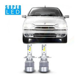 Kit Super Led H4 Palio 96 97 98 99 Farol Alto E Baixo