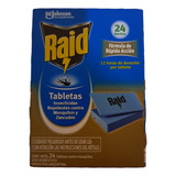 Tabletas Raid X 24 Unidades 