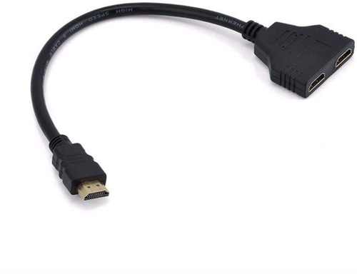 Hdmi Macho 1080p Un Doble Hdmi Hembra 1 A 2 Vías Splitter