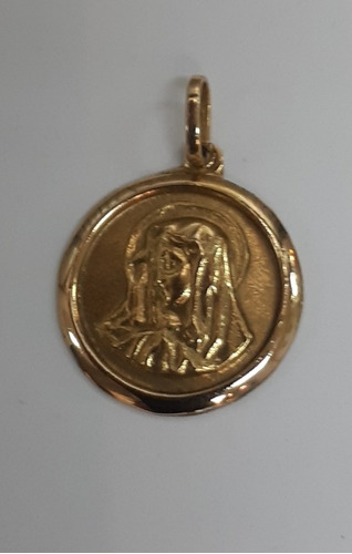 Medalla Virgen María Oro 18 Ktes Psp Gps