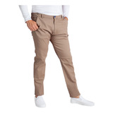 Pantalon De Gabardina Casual Strech Hombre Skinny Tallaextra