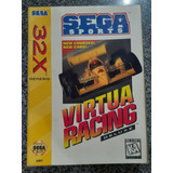 Cartucho 32 X Virtual Racing Deluxe Sega Genesis Com Manual