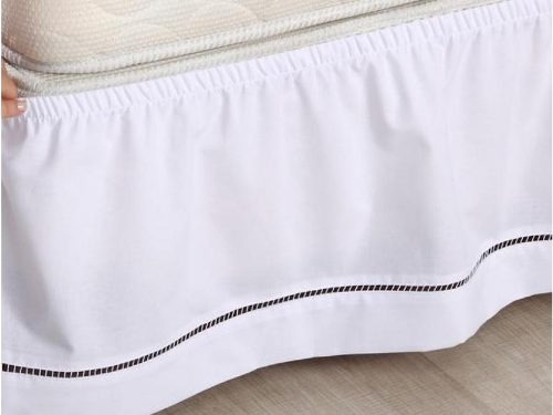 Saia Cama Box Conjugada Solteiro 1,88x0,88x0,35 Branco