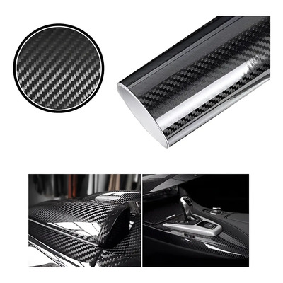 Vinil Automotriz Fibra de Carbono ML 67 YilengShop 6D Negro 30cmx3m Adhesivo y Impermeable | MercadoLibre