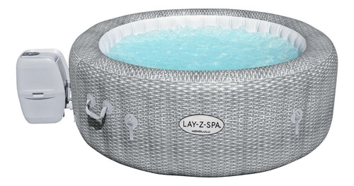 Spa Jacuzzi Inflable Honolulu 6 Personas Bestway Color Gris