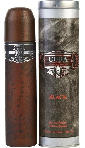 Perfume Importado Cuba Black Masculino 100ml 