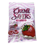 Creme Savers - Fresas Y Crema De Caramelo Duro, 3 Onzas (paq