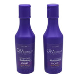 Pack Shampoo-cremas Matizadoras Violeta 450ml Om