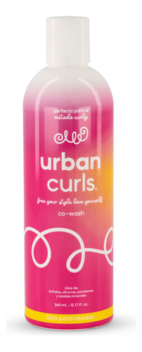  Shampoo Co-wash Para Cabello Rizado Urban Curls Sn Sal 360ml