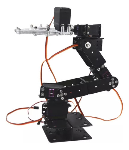 Brazo Robótico Mecánico Con Todas Las Articulaciones Móviles
