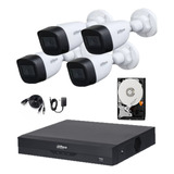 Kit Dvr Wizsense 4 Camara Bullet 4 Megapixeles Audio Dahua  