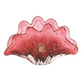 Porta Guardanapo Em Cristal Murano Florença Rose Intense Cri