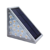 Aplique Led Solar Perfilado Para Escalera Luz Calida 13 Led 