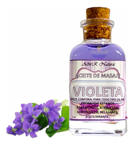 Aceite Para Masaje Violeta Natural