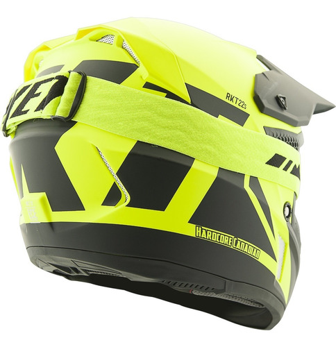 Casco Moto Cross Joe Rocket Rkt 22 Racing Hiviz