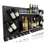 Bar Adega Resistente Mdf 1,20x60 Moderna Barzinho Luxuoso