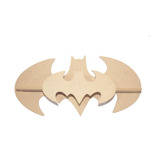 Estante Batman Mdf Niños 40x10  Decoración Dormitorio Mdf