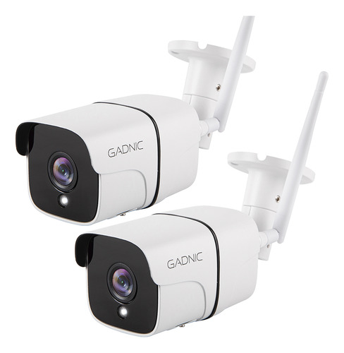 2x Camara Vigilancia Seguridad Inalámbrica Gadnic Wifi 1080p