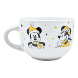 Taza Café Disney Mickey Minnie Ceramica Navidad Jumbo 820 Ml