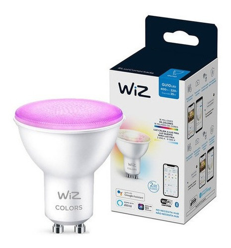 Ampolleta Led Wiz Wifi Color 4.9w Gu10