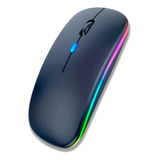 Mouse Gamer Recarregável Wireless Led Rgb Ergonômico Color