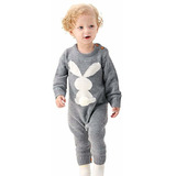 Mimixiong Baby Sweater Toddler Jumpsuits Kid's Knitted Bunny