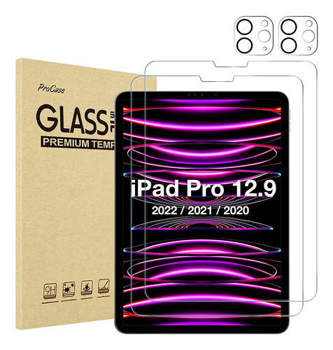 Protector De Pantalla P/iPad Pro 12.9 6/5/4 Gen 2022/21/20