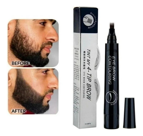 Barba Masculina Enchimento Caneta Barba Reparação Lápis-pre