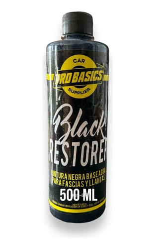Restaurador De Plásticos Black Restorer Mas D 12 Meses 500ml