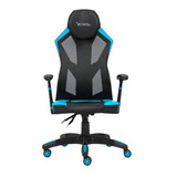 Silla Gamer Malla Xz30 Soporta 115kg Negro Con Azul /vc