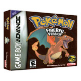 Pokémon Fire Red Gba Juego Físico En Caja Con Protección