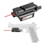 Laser Vermelho Compacto Full Metal Tático Para Airsoft Etc 