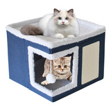 Muyg Cama Para Gatos De Interior, Casa Cubo, Cama Grande Cub