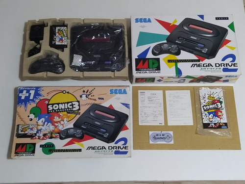 Mega Drive 2 Edição Sonic 3 Na Caixa