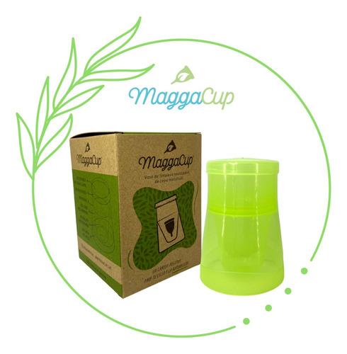 Vaso Esterilizador Plastico Copa Menstrual Reutilizable X2