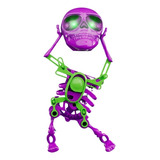 Hombre Esqueleto Bailando En 3d Haciendo Trucos