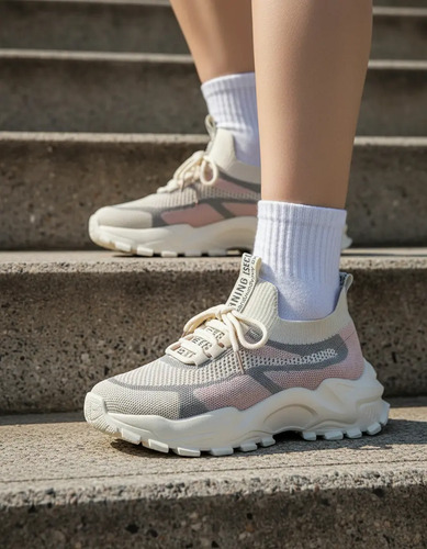 Zapatos De Tenis Elásticos Casuales De Moda Para Mujer Los Zapatos | MercadoLibre