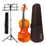 Violino Hofma By Eagle Hve242 4/4 + Estante Partitura