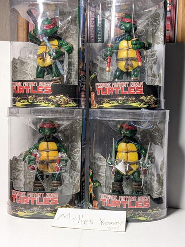 Set 4 Tortugas Ninja  Figuras Neca Ko