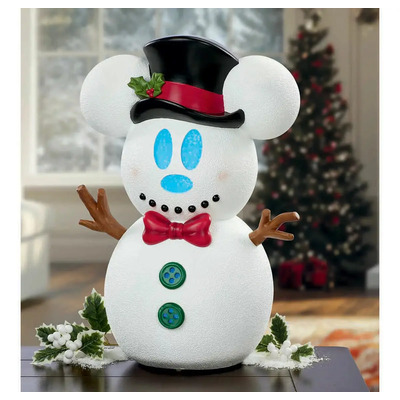 Mickey Muñeco De Nieve Disney De 56 Cm Alto C\u002Fluces Y Musica - Blanco | Meses sin interés