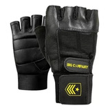 Guantes Fitness Musculacion Cuero C/ Muñequera Envio Gratis 