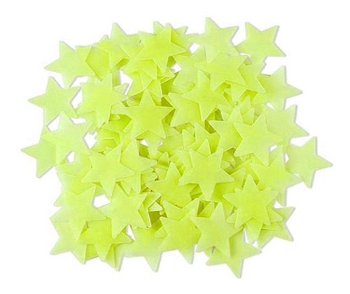 Estrellas Fluorescentes Pack X 50 Brillan Oscuridad Brillo