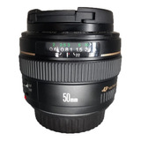 Lente Canon Lens 50mm Ultrasonic Ef 1:1.4 Usada Perfeita 