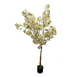 Planta Artificial 170 Cm Flores Blancas M9 Premium Sheshu