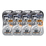 Bic Flex 5 Afeitadora Desechable Para Hombre, 8 Unidades (4 